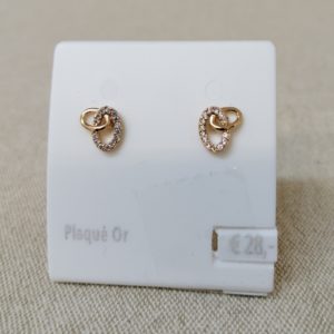 Boucles d’oreilles – Ovales entrelacés