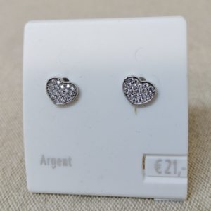 Boucles d’oreilles – Coeur plein