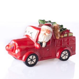 La voiture du Père Noël 25 cm