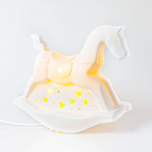 Lampe cheval à bascule 22 cm