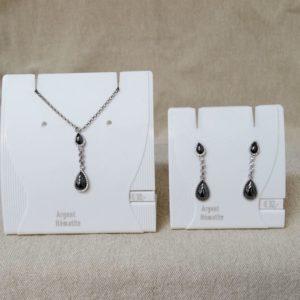 Boucles d’oreilles – Hématite