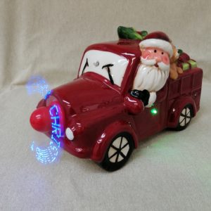 La voiture du Père Noël 25 cm